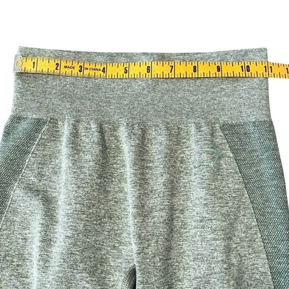 Gymshark Womens Compression Shorts Size S Green High Waist Compression Athletic‎ - Picture 4 of 6